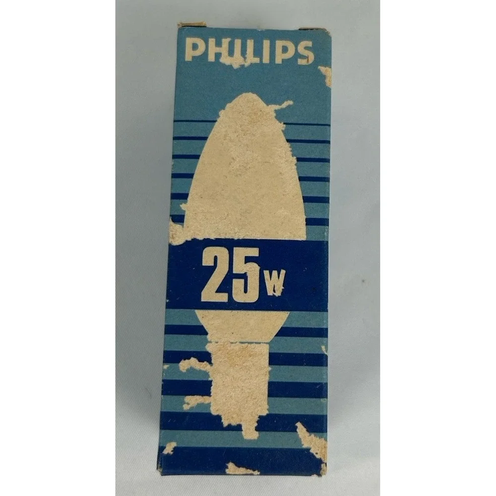 Vtg Lot Of 10 Philips E14 25W Frosted Bulb 110V Holland UNUSED Appliance Lamp